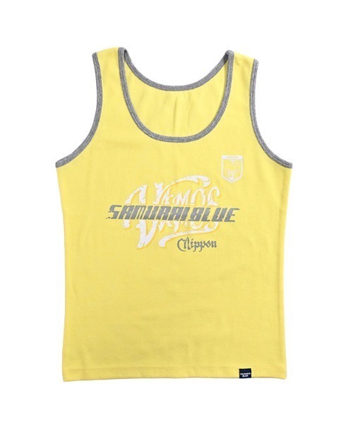 JFA STORE(ジェイエフエーストア)の「【JFA STORE】 タンクトップ SAMURAI BLUE ロゴプリント リブリンガー サッカー(タンクトップ・レディース・ネイビー/ホワイト/イエロー・LARGE/MEDIUM)」の6枚目の写真