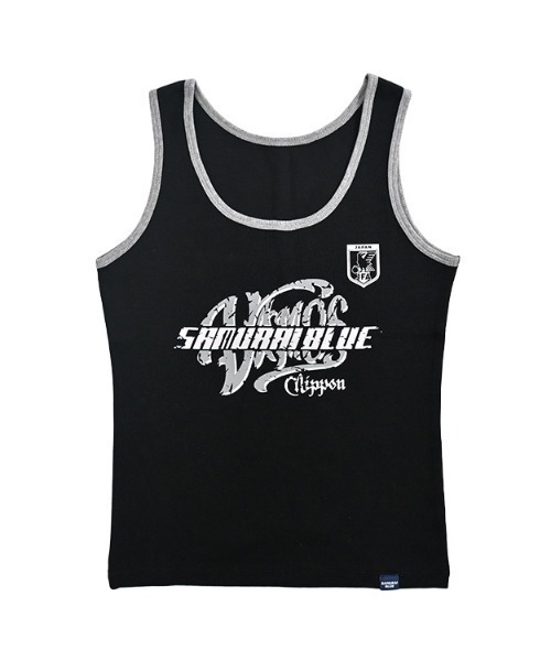 JFA STORE(ジェイエフエーストア)の「【JFA STORE】 タンクトップ SAMURAI BLUE ロゴプリント リブリンガー サッカー(タンクトップ・レディース・ネイビー/ホワイト/イエロー・LARGE/MEDIUM)」の4枚目の写真
