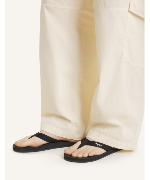 Indosole(インドソール)の「MAISON KITSUNE x INDOSOLE EASY LIVING(サンダル・メンズ・ブラック・39/40/41/42/43/44)」の2枚目の写真