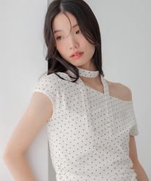 リボンラインストーンTEE 1042465