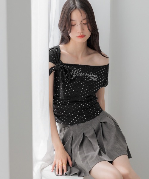 Heather(ヘザー)の「リボンラインストーンTEE 1042465(Tシャツ/カットソー・レディース・ブラック系その他/ホワイト系その他/イエロー・FREE)」の13枚目の写真