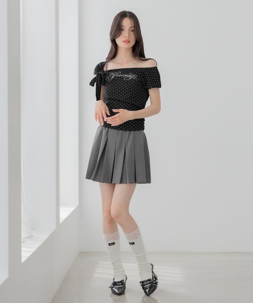 Heather(ヘザー)の「リボンラインストーンTEE 1042465(Tシャツ/カットソー・レディース・ブラック系その他/ホワイト系その他/イエロー・FREE)」の18枚目の写真