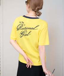 Rational Girl コットンフライスリンガーTEE