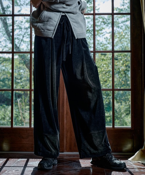 Casper John(�L���X�p�[�W����)��Fade velor pants/�t�F�[�h�x���A�p���c(���̑��p���c)
