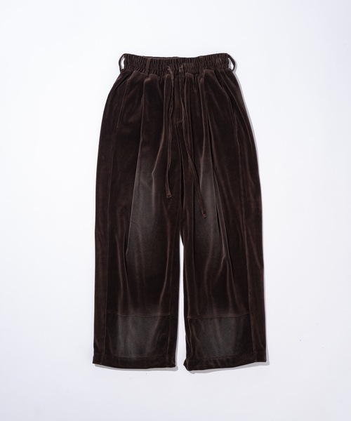 CASPER JOHN(キャスパージョン)の「Fade velor pants/フェードベロアパンツ(その他パンツ・メンズ・ブラック/ブラウン・X-SMALL/LARGE/MEDIUM/SMALL)」の9枚目の写真