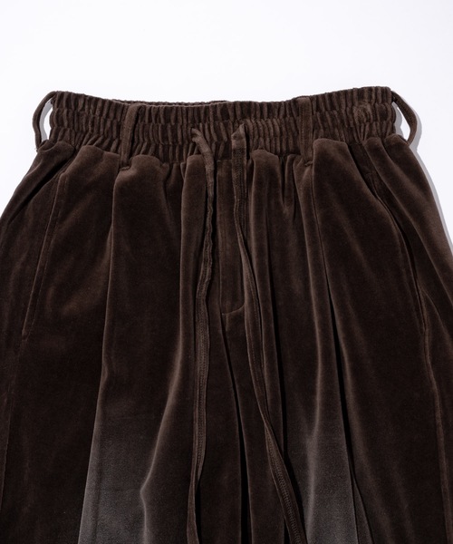 CASPER JOHN(キャスパージョン)の「Fade velor pants/フェードベロアパンツ(その他パンツ・メンズ・ブラック/ブラウン・X-SMALL/LARGE/MEDIUM/SMALL)」の10枚目の写真