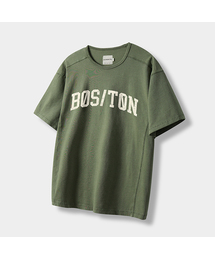 USAアーチロゴセミクロップ半袖Tシャツ_4カラー