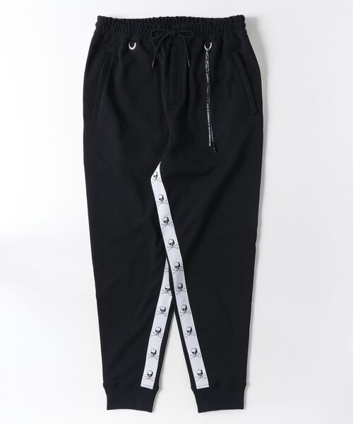 mastermind JAPAN(マスターマインド)の「RIBBED TAPEDTRACK PANTS(その他パンツ・メンズ・ブラック系その他・XL)」の1枚目の写真
