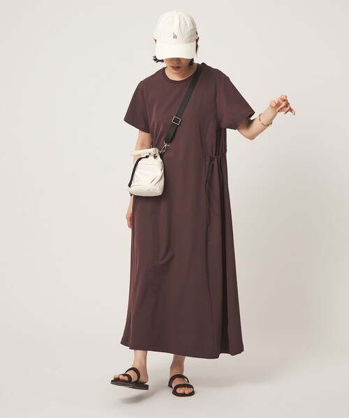 ワンピース ella selectshop jacquard tent tunic 別注】＜RUSSELL ATHLETIC＞ SHELTECH ワンピース（ワンピース