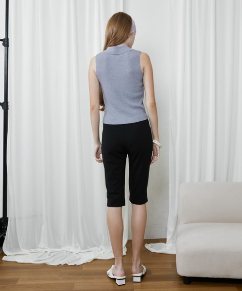 Rohwel（ローウェル）の「Side Slit Capri Pants / サイドスリットカプリパンツ（その他パンツ・レディース・ブラック・MEDIUM/SMALL）」の7枚目の写真