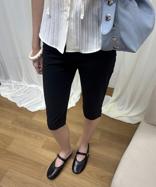 Rohwel（ローウェル）の「Side Slit Capri Pants / サイドスリットカプリパンツ（その他パンツ・レディース・ブラック・MEDIUM/SMALL）」の10枚目の写真