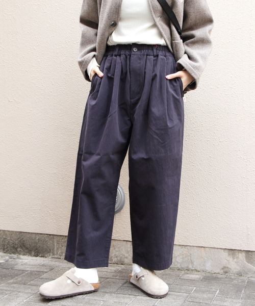 DANTON(ダントン)の「DANATON/ダントン イージーパンツ EASY PANTS DT-E0212 CNO(チノパンツ・レディース・ベージュ/ネイビー・38)」の2枚目の写真