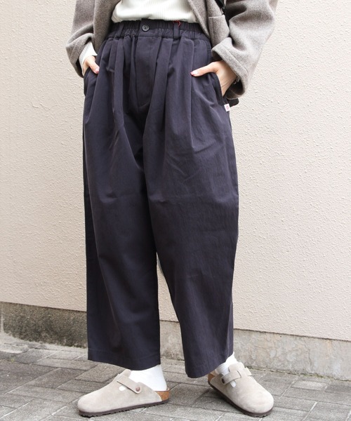 DANTON(ダントン)の「DANATON/ダントン イージーパンツ EASY PANTS DT-E0212 CNO(チノパンツ・レディース・ベージュ/ネイビー・38)」の3枚目の写真