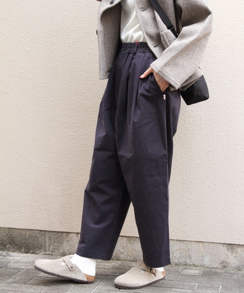 DANTON(ダントン)の「DANATON/ダントン イージーパンツ EASY PANTS DT-E0212 CNO(チノパンツ・レディース・ベージュ/ネイビー・38)」の5枚目の写真