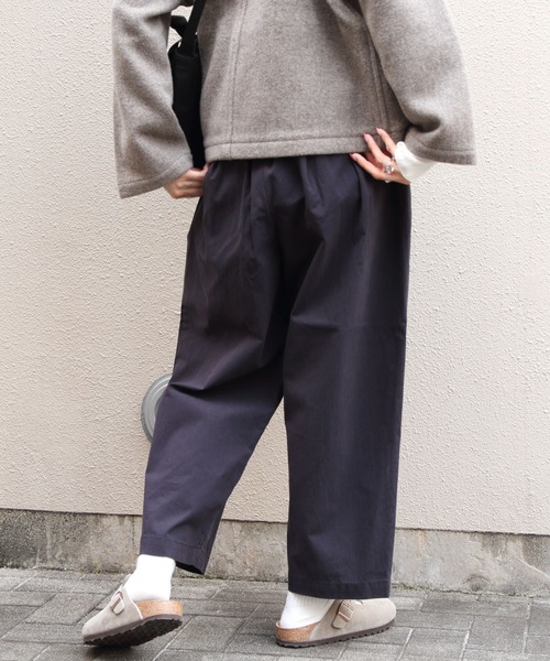 DANTON(ダントン)の「DANATON/ダントン イージーパンツ EASY PANTS DT-E0212 CNO(チノパンツ・レディース・ベージュ/ネイビー・38)」の6枚目の写真
