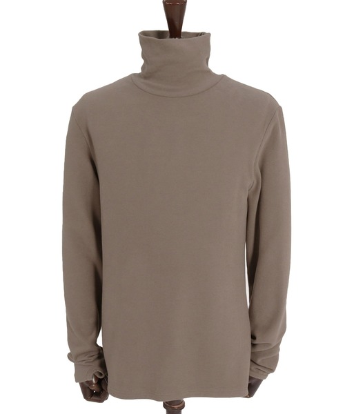 Jih Nunc(ジーヌンク)の「mlt5764- 指ぬき付き起毛タートルネックカットソー(JIH-R1199)(Tシャツ/カットソー・メンズ・ベージュ/ブラック/ワイン・L/M/S)」の22枚目の写真