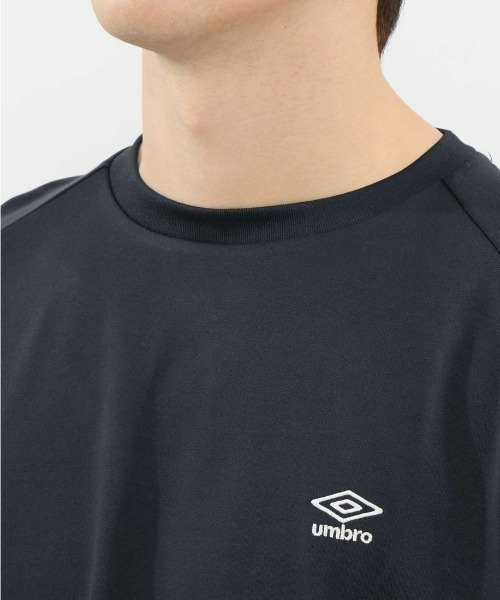 UMBRO(アンブロ)の「umbro/アンブロ ダンボールニットオーバーサイズ半袖シャツ(Tシャツ/カットソー・メンズ・ネイビー/オフホワイト/グレイッシュブルー・S/L/O/M)」の17枚目の写真
