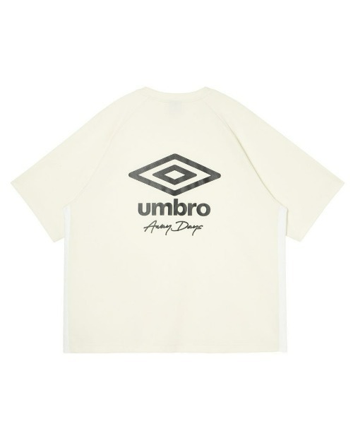 UMBRO(アンブロ)の「umbro/アンブロ ダンボールニットオーバーサイズ半袖シャツ(Tシャツ/カットソー・メンズ・ネイビー/オフホワイト/グレイッシュブルー・S/L/O/M)」の12枚目の写真