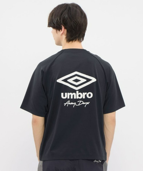 UMBRO(アンブロ)の「umbro/アンブロ ダンボールニットオーバーサイズ半袖シャツ(Tシャツ/カットソー・メンズ・ネイビー/オフホワイト/グレイッシュブルー・S/L/O/M)」の22枚目の写真