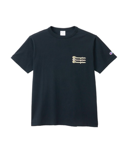 Champion(チャンピオン)の「【Champion/チャンピオン】メンズ ベーシック ショートスリーブTシャツ(Tシャツ/カットソー・メンズ・グレー/ブラック/オリーブ/ホワイト・LARGE/X-LARGE/MEDIUM)」の3枚目の写真