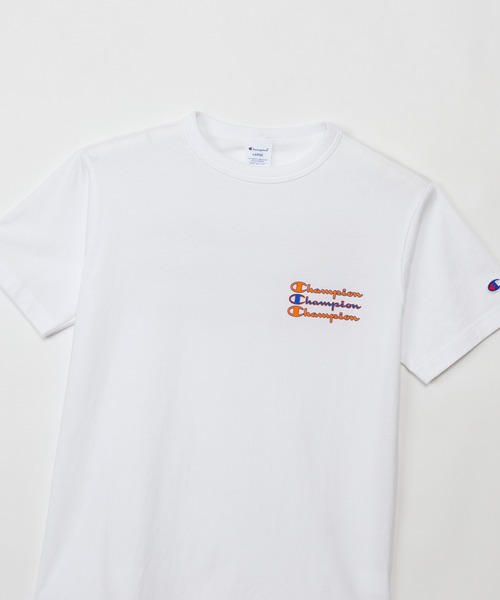 Champion(チャンピオン)の「【Champion/チャンピオン】メンズ ベーシック ショートスリーブTシャツ(Tシャツ/カットソー・メンズ・グレー/ブラック/オリーブ/ホワイト・LARGE/X-LARGE/MEDIUM)」の18枚目の写真