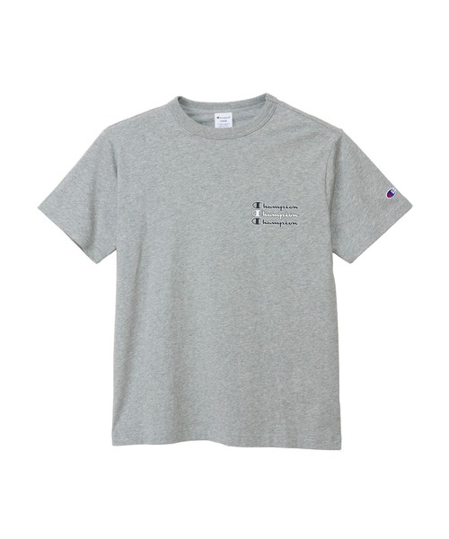 Champion(チャンピオン)の「【Champion/チャンピオン】メンズ ベーシック ショートスリーブTシャツ(Tシャツ/カットソー・メンズ・グレー/ブラック/オリーブ/ホワイト・LARGE/X-LARGE/MEDIUM)」の11枚目の写真