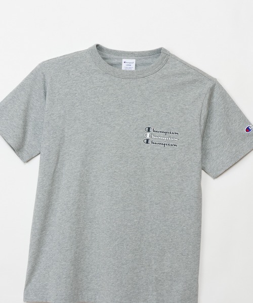 Champion(チャンピオン)の「【Champion/チャンピオン】メンズ ベーシック ショートスリーブTシャツ(Tシャツ/カットソー・メンズ・グレー/ブラック/オリーブ/ホワイト・LARGE/X-LARGE/MEDIUM)」の13枚目の写真