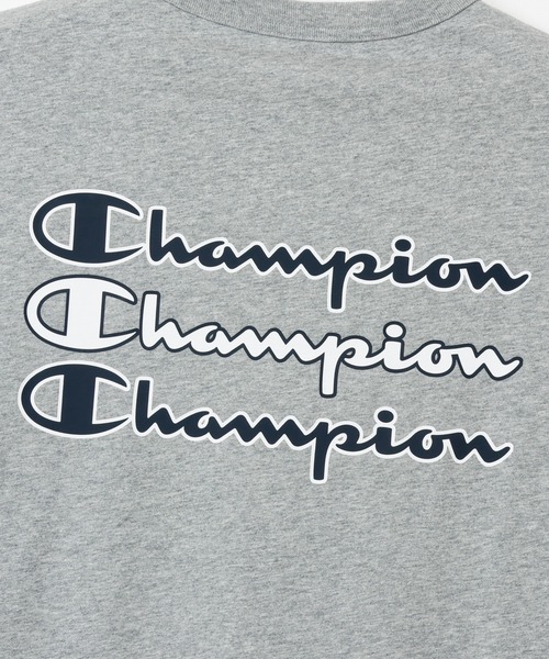 Champion(チャンピオン)の「【Champion/チャンピオン】メンズ ベーシック ショートスリーブTシャツ(Tシャツ/カットソー・メンズ・グレー/ブラック/オリーブ/ホワイト・LARGE/X-LARGE/MEDIUM)」の16枚目の写真