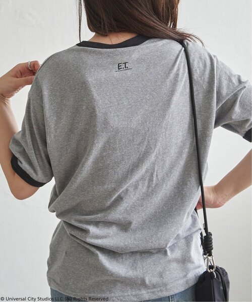 VENCEEXCHANGE（ヴァンスエクスチェンジ）の「『 E.T. 』デザイン リンガーTシャツ（Tシャツ/カットソー・メンズ・グレー/レッド/ネイビー・M/L/LL/S）」の13枚目の写真