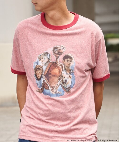VENCEEXCHANGE（ヴァンスエクスチェンジ）の「『 E.T. 』デザイン リンガーTシャツ（Tシャツ/カットソー・メンズ・グレー/レッド/ネイビー・M/L/LL/S）」の17枚目の写真