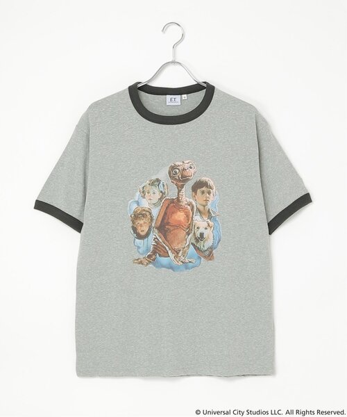 VENCEEXCHANGE（ヴァンスエクスチェンジ）の「『 E.T. 』デザイン リンガーTシャツ（Tシャツ/カットソー・メンズ・グレー/レッド/ネイビー・M/L/LL/S）」の20枚目の写真