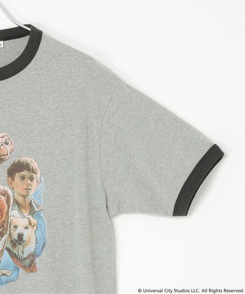 VENCEEXCHANGE（ヴァンスエクスチェンジ）の「『 E.T. 』デザイン リンガーTシャツ（Tシャツ/カットソー・メンズ・グレー/レッド/ネイビー・M/L/LL/S）」の22枚目の写真