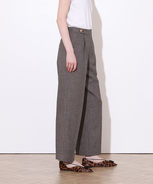 allureville(アルアバイル)の「PLUM MIX タックパンツ(その他パンツ・レディース・ブラウン系その他・2/1)」の3枚目の写真