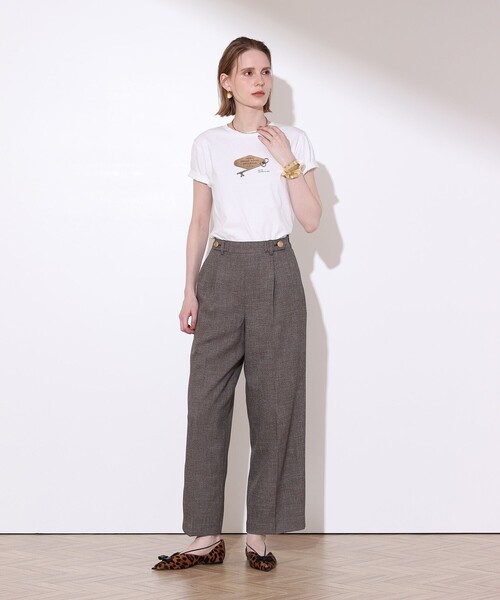 allureville(アルアバイル)の「PLUM MIX タックパンツ(その他パンツ・レディース・ブラウン系その他・2/1)」の5枚目の写真