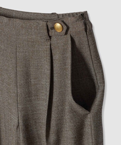 allureville(アルアバイル)の「PLUM MIX タックパンツ(その他パンツ・レディース・ブラウン系その他・2/1)」の9枚目の写真