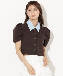 AND COUTURE（アンドクチュール）の「バルーンスリーブポンチジャケット（スーツジャケット）」