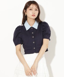 AND COUTURE（アンドクチュール）の「バルーンスリーブポンチジャケット（スーツジャケット）」