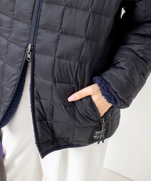 NOLLEY’S(ノーリーズ)の「【WEB&一部店舗限定色アイテム】【TAION/タイオン】ボア×ダウンフーミドル丈ダウン(リバーシブル)(ダウンジャケット/コート・レディース・ネイビー/ブラック/ライトグレー・S/M)」の17枚目の写真