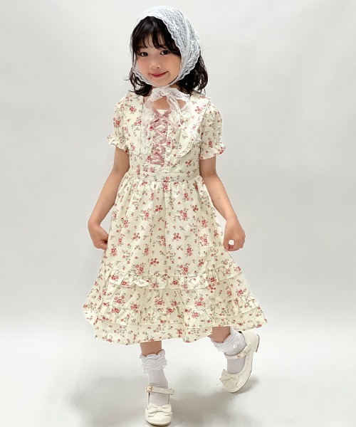 ＊専用＊ブライスアウトフィット☆兵隊さん風ワンピースセット☆赤☆花柄セット ロリィタ風花柄OP（ワンピース）｜axes femme（アクシーズファム）の