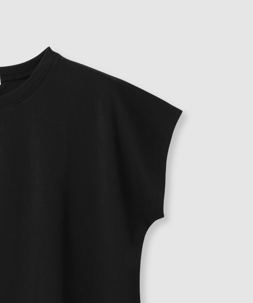 NAVY(ネイビー)の「【SARARI/サラリ】接触冷感 UVカット 裾アシンメトリー レース Tシャツ(Tシャツ/カットソー・レディース・ブラウン/オフホワイト/ブラック・M/L)」の6枚目の写真