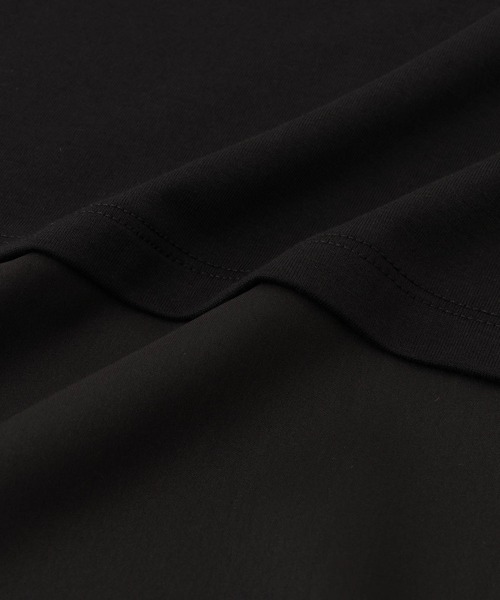 NAVY(ネイビー)の「【SARARI/サラリ】接触冷感 UVカット 裾アシンメトリー レース Tシャツ(Tシャツ/カットソー・レディース・ブラウン/オフホワイト/ブラック・M/L)」の8枚目の写真