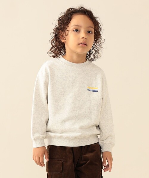 BEAMS mini(ビームスミニ)の「【WEB限定】たべもの プリント スウェット 2026FW(90~140cm)通園 通学 キッズ 公園(スウェット・キッズ・ホワイト系その他3/イエロー系その他4・120/110/100/90/140/130)」の5枚目の写真