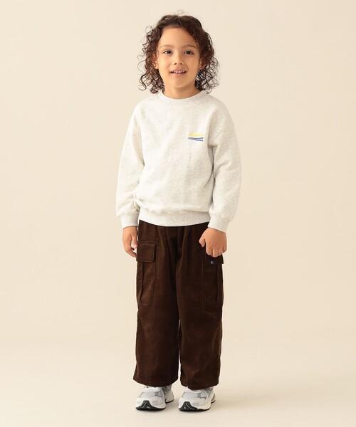 BEAMS mini(ビームスミニ)の「【WEB限定】たべもの プリント スウェット 2026FW(90~140cm)通園 通学 キッズ 公園(スウェット・キッズ・ホワイト系その他3/イエロー系その他4・120/110/100/90/140/130)」の6枚目の写真