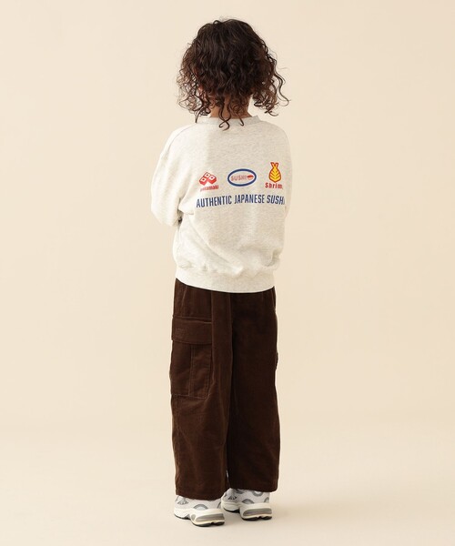 BEAMS mini(ビームスミニ)の「【WEB限定】たべもの プリント スウェット 2026FW(90~140cm)通園 通学 キッズ 公園(スウェット・キッズ・ホワイト系その他3/イエロー系その他4・120/110/100/90/140/130)」の7枚目の写真