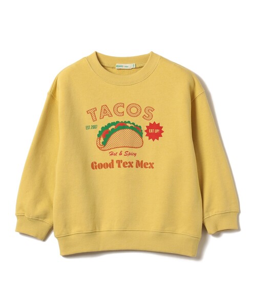 BEAMS mini(ビームスミニ)の「【WEB限定】たべもの プリント スウェット 2026FW(90~140cm)通園 通学 キッズ 公園(スウェット・キッズ・ホワイト系その他3/イエロー系その他4・120/110/100/90/140/130)」の11枚目の写真
