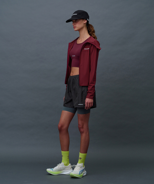 MENASOO(ミナス)の「Face Cover Zip Up Jersey_Red(ナイロンジャケット・レディース・レッド・SMALL/MEDIUM/LARGE/X-LARGE)」の3枚目の写真