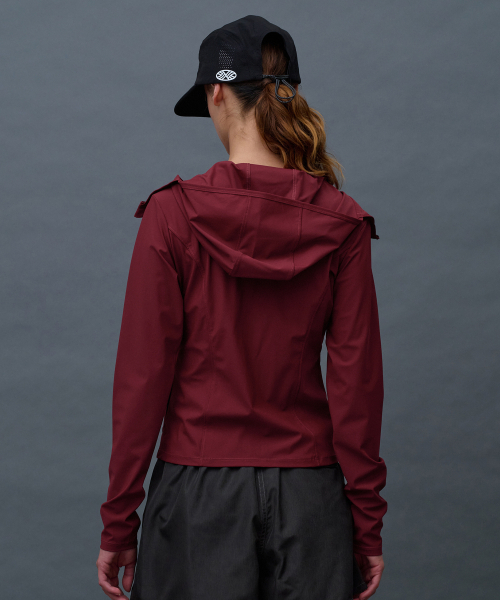 MENASOO(ミナス)の「Face Cover Zip Up Jersey_Red(ナイロンジャケット・レディース・レッド・SMALL/MEDIUM/LARGE/X-LARGE)」の17枚目の写真
