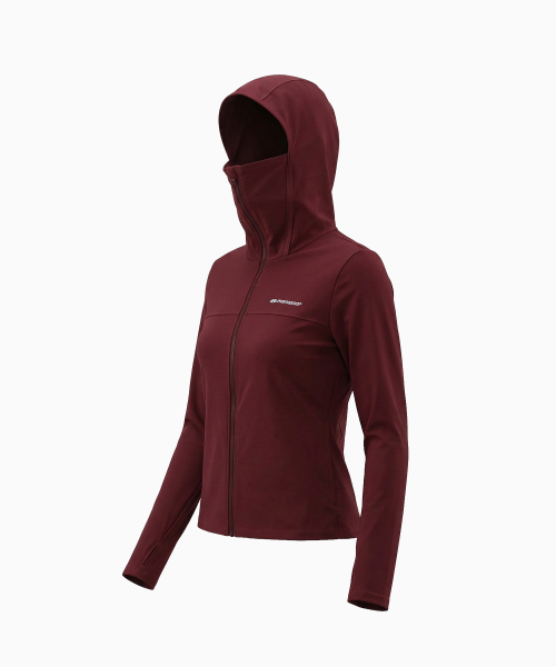 MENASOO(ミナス)の「Face Cover Zip Up Jersey_Red(ナイロンジャケット・レディース・レッド・SMALL/MEDIUM/LARGE/X-LARGE)」の20枚目の写真