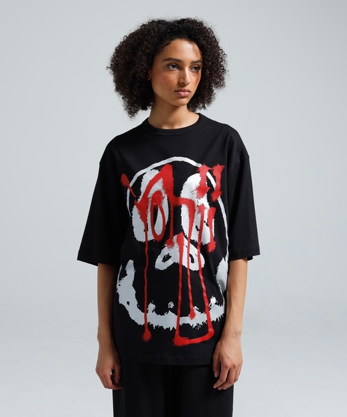 Y-3(ワイスリー)の「Y-3 CHITO GRAPHIC SHORT SLEEVE TEE(Tシャツ/カットソー・メンズ・ブラック・X-SMALL/SMALL/MEDIUM/LARGE/X-LARGE/XX-LARGE/XX-SMALL)」の4枚目の写真