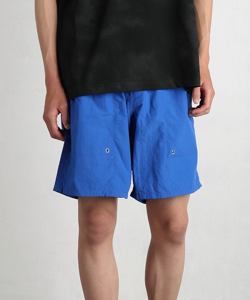 GERRY（ジェリー）の「GERRY / ジェリー 撥水 ナイロン ワッシャー バギーショーツ / アウトドア ハーフパンツ（その他パンツ・メンズ・ブルー/ブラック/ネイビー・M/L/LL）」の3枚目の写真